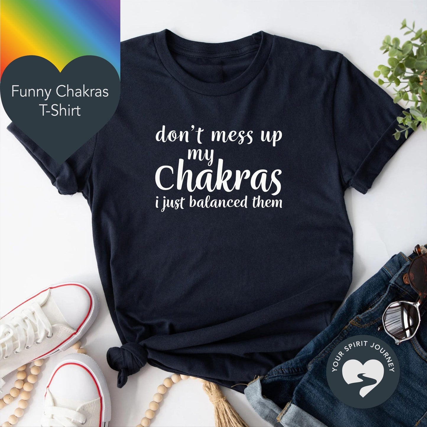 Funny Chakra T-Shirt | Organic Cotton Spiritual Fashion Tee