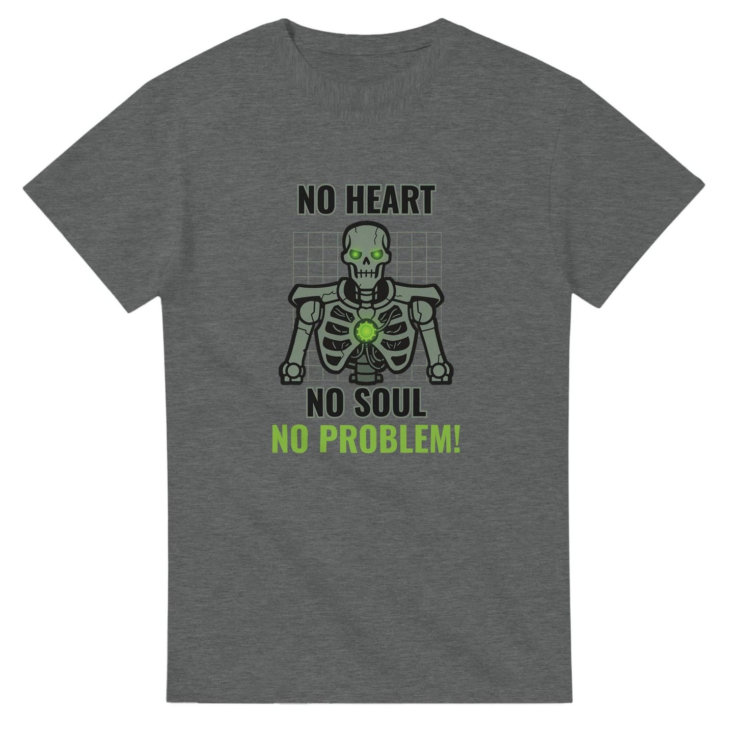 Robot Skeleton T-Shirt | Grimdark Gamer Apparel | Sci-Fi Gaming Tee