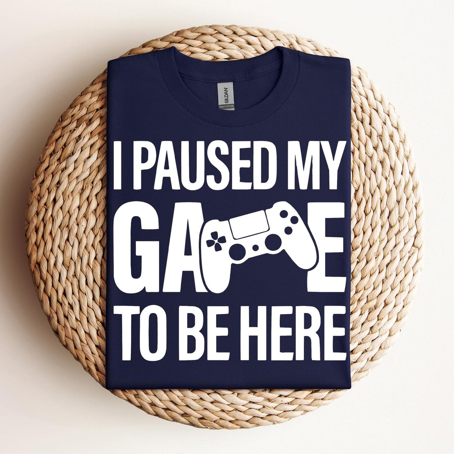 I paused my Game to Be Here Shirt, Funny Shirt, Gamer Gift, Funny Gaming Shirt, Gaming T-Shirt, Funny Gaming T-shirt,Gaming Present