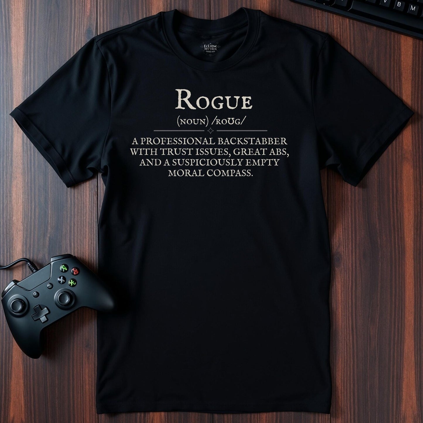 Rogue Definition T-Shirt | Funny DnD Healer Tee | RPG Gamer Gift