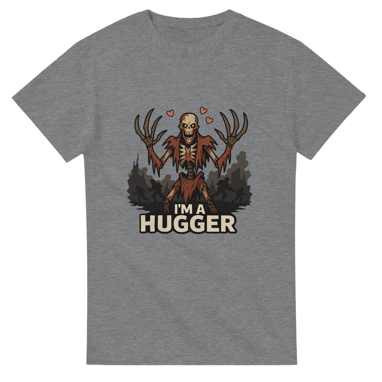 Hugger T-Shirt | Funny Flayed Robot Tee | Dark Humor Gamer Tee