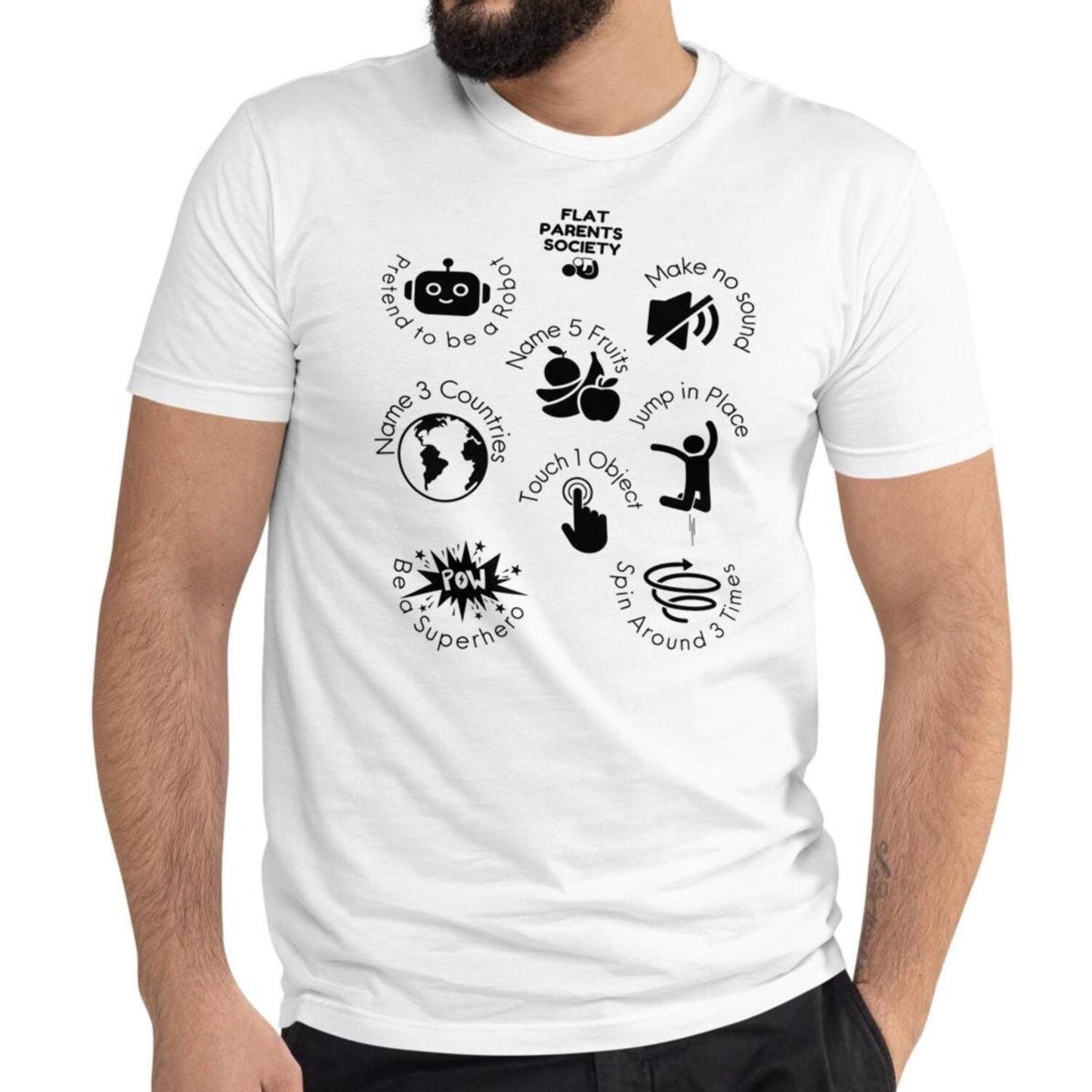 2-in-1 Game & T Shirt For Dad | Funny Dad Gift | Father Game Kid Activity T-Shirt