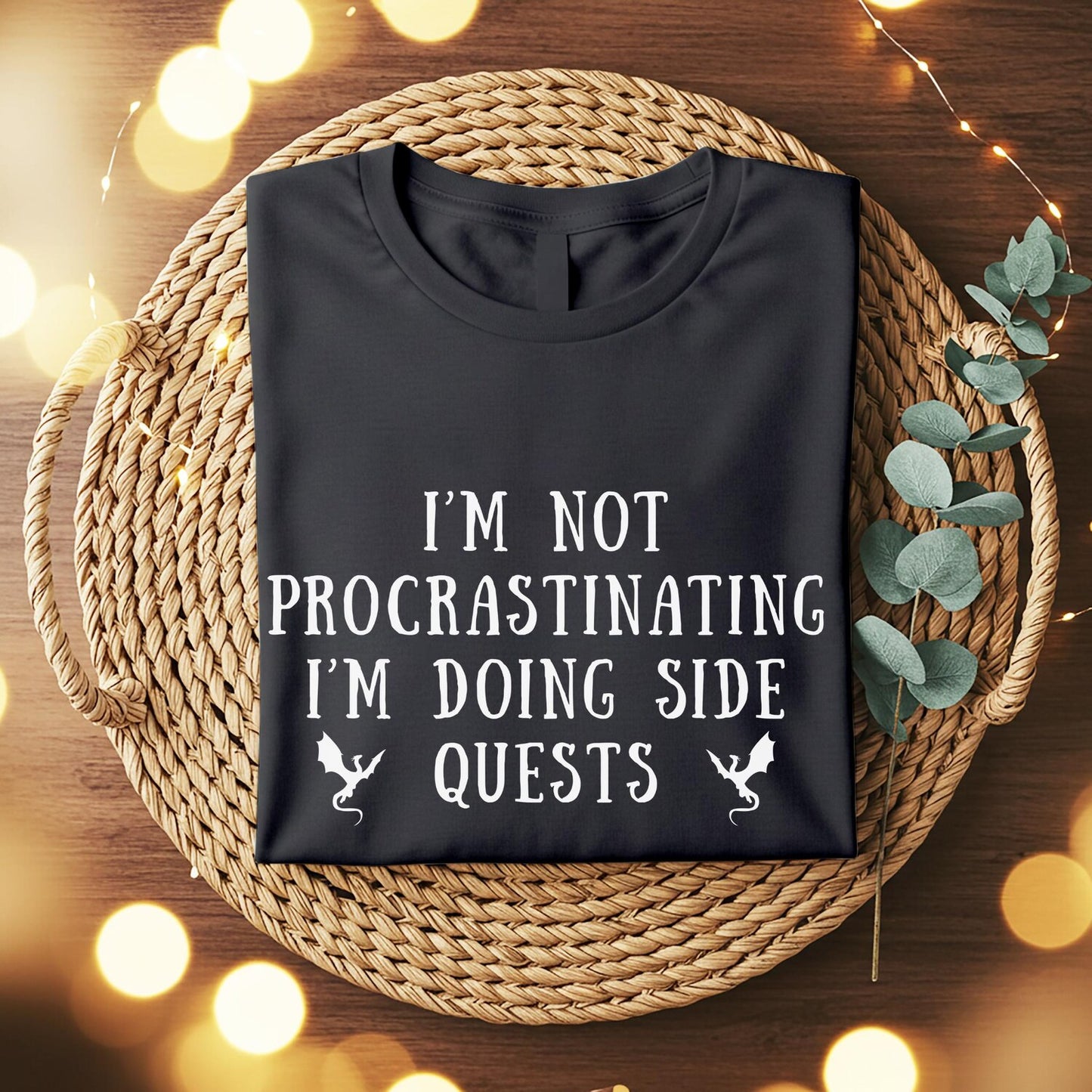 Side Quests Gamer T-Shirt: Funny Gaming Apparel