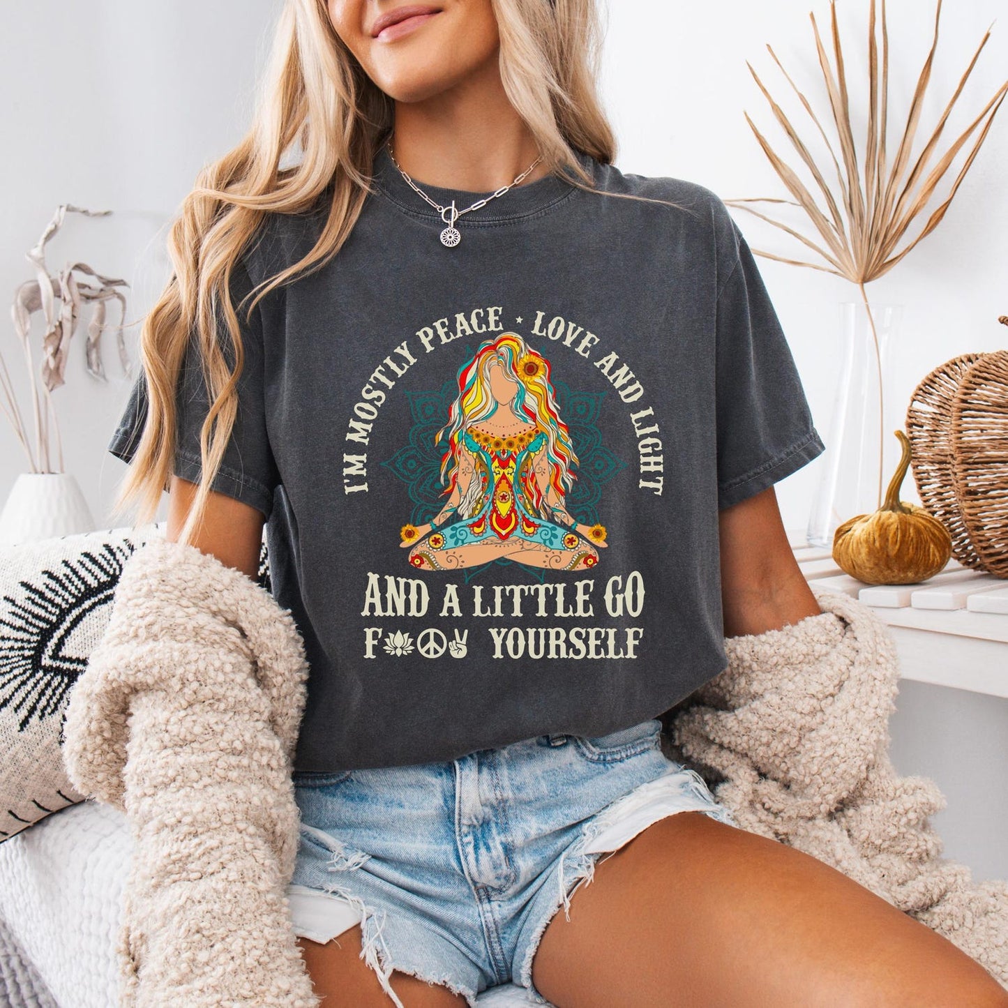 Funny Yoga T-Shirt: Namaste Mother F*cker - Zen Humor Tee Gift