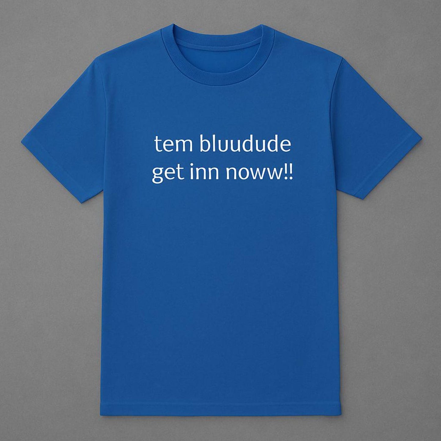 tem bluudude roblox shirt – matching gamer t-shirt for c00lkid fans – funny blue aesthetic tee for kids & teens