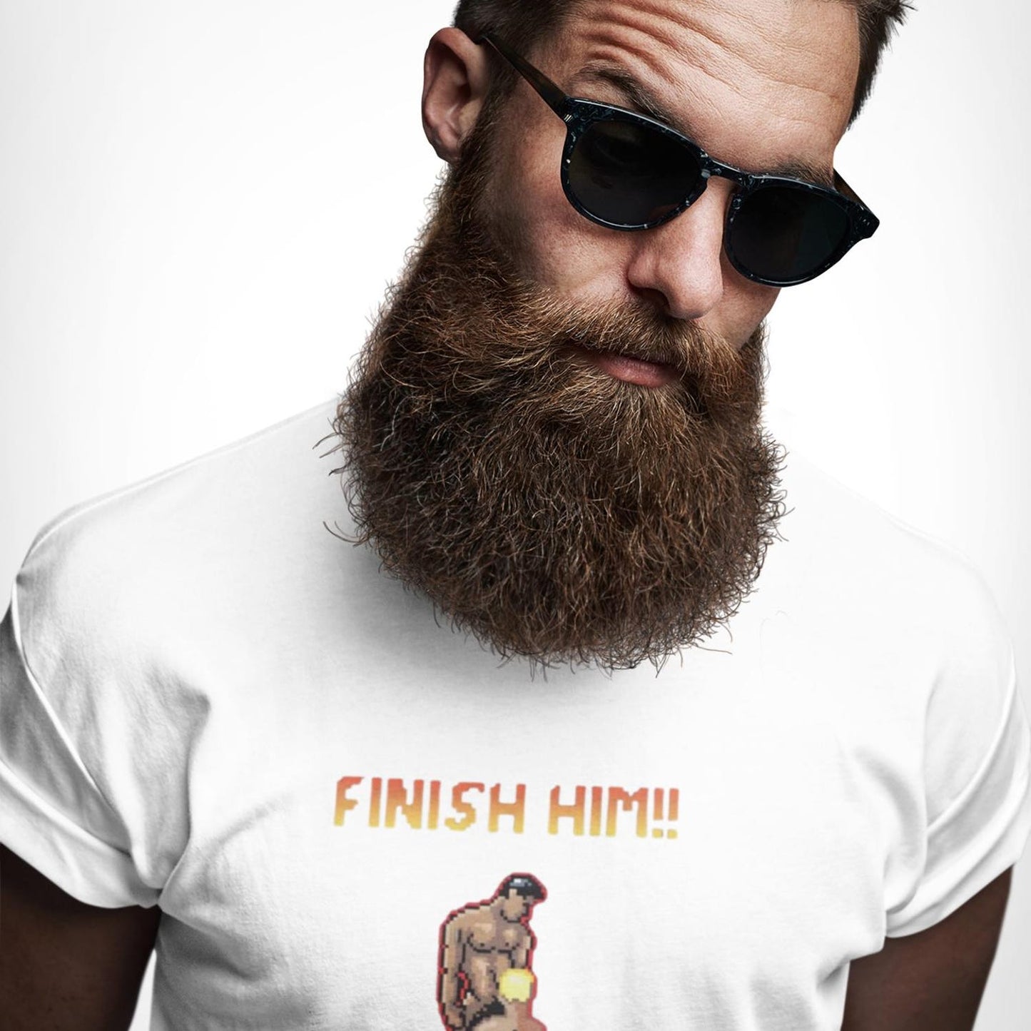 Finish Him Gayming Tee, Funny Pride Gift, Retro Gamer LGBT Shirt, Gay T-Shirt, Funny Gay Shirt, Funny boyfriend gift, Unisex Softstyle