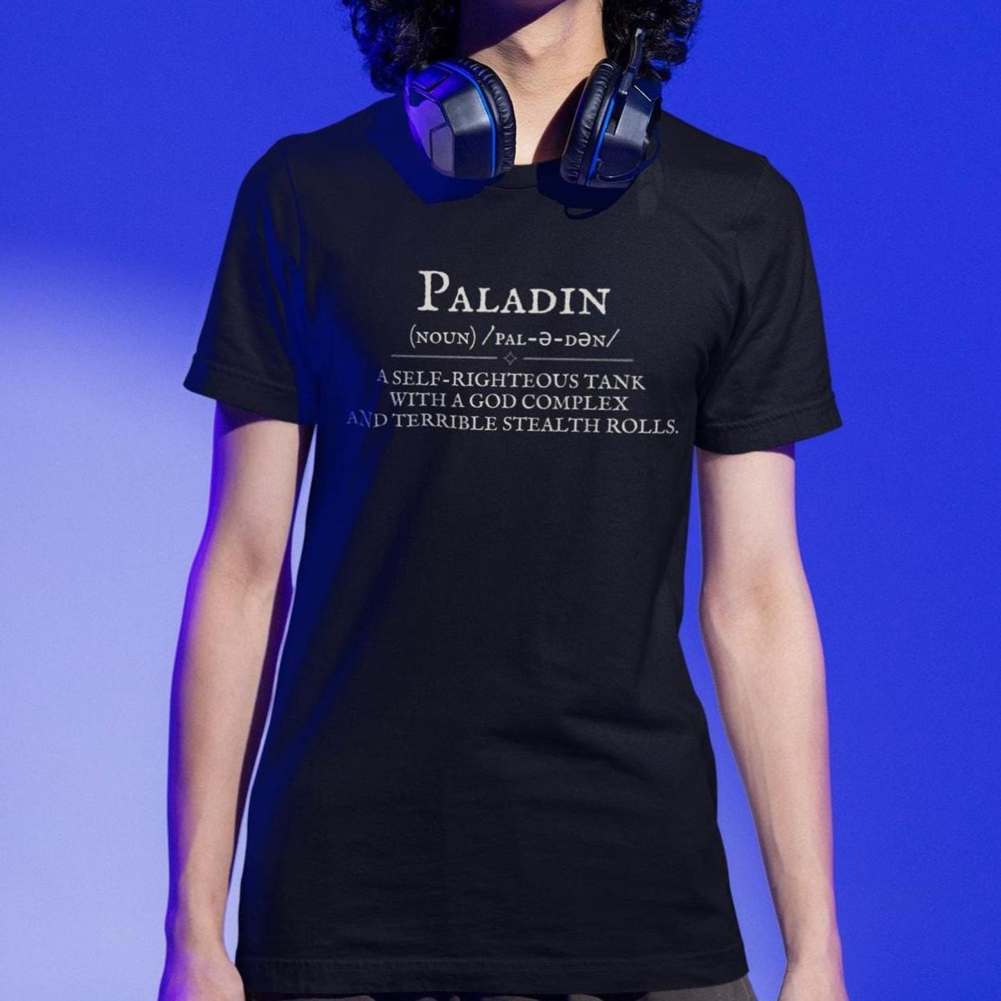Paladin Definition T-Shirt | Funny RPG Gamer Tee | Nerdy DnD Shirt