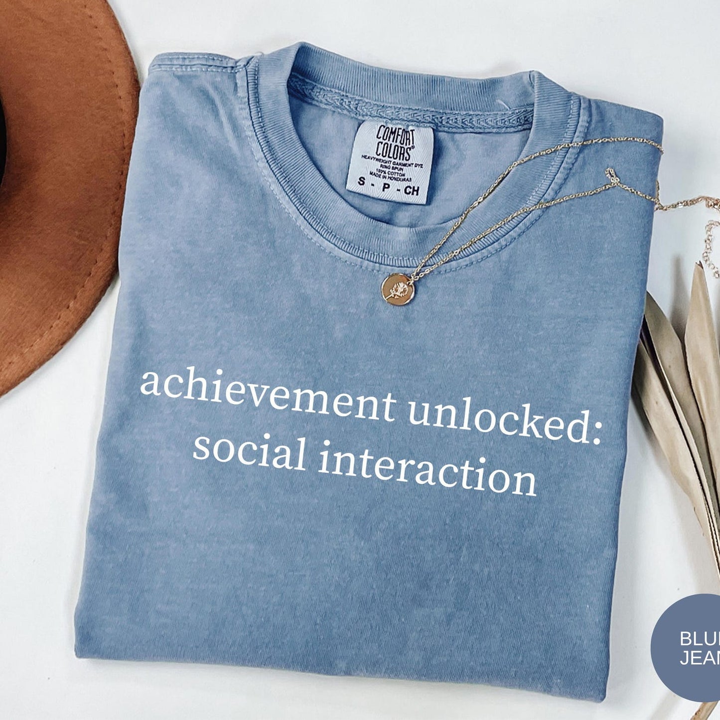 Social Interaction T-Shirt | Funny Gaming Shirt | Gamer Humor Tee For Video Game Lovers