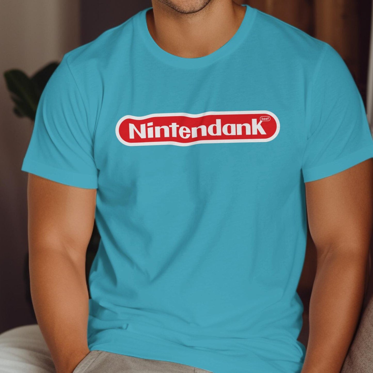 Beef Gamer T-Shirt | Funny Meme Parody Tee | Retro Gaming Apparel