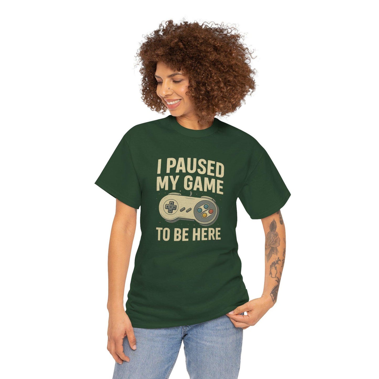 I Paused My Game T-Shirt: Funny Gamer Tee