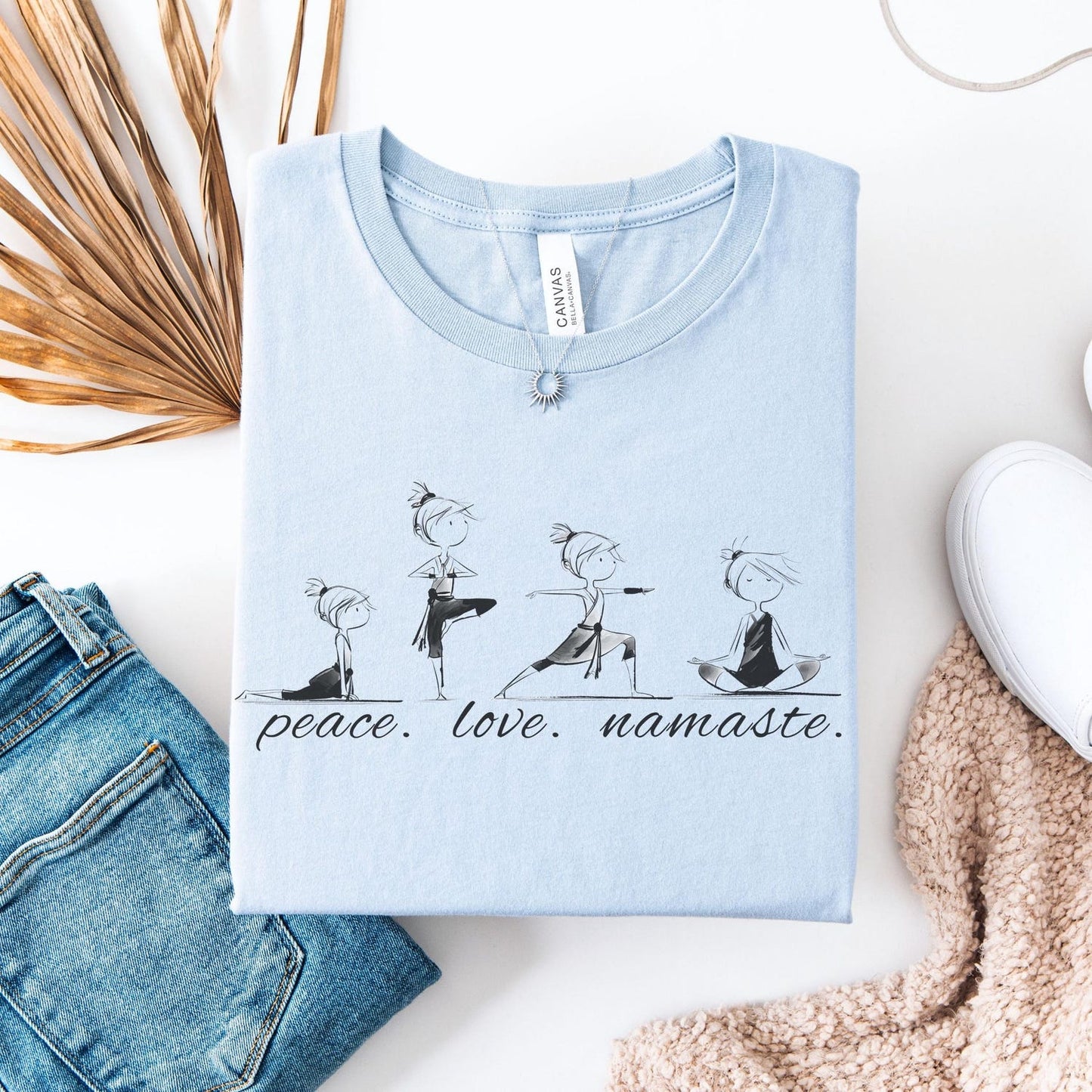 Cute Graphic Yoga T-shirt for Women Yoga Lover Shirt Gift for Yoga Instructor Tshirt for Yoga Studio Gym Meditation Apparel Yoga Pose Shirt