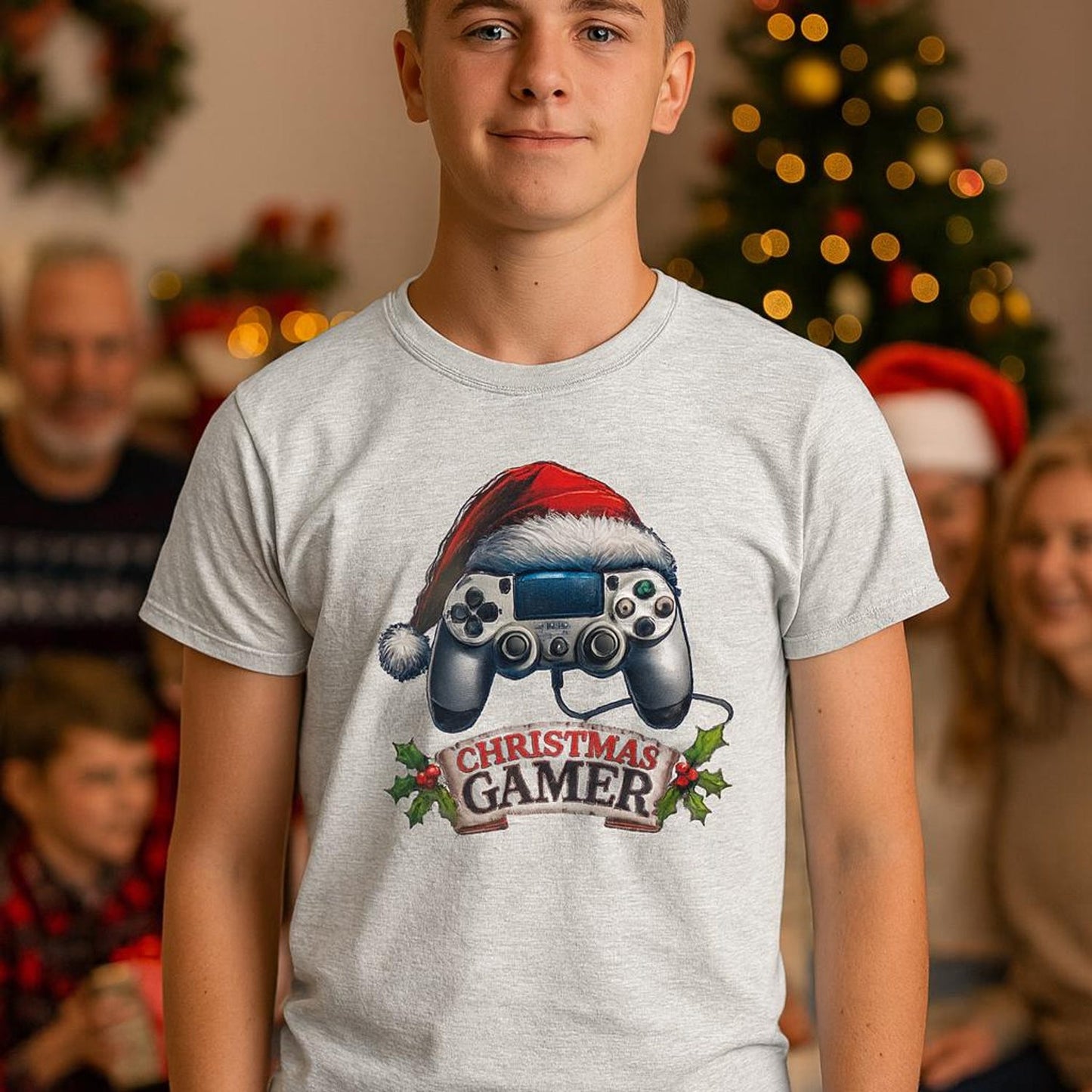 Christmas Gamer T-Shirt | Funny Christmas Shirt For Gamers | Xmas Gaming Shirt Gift