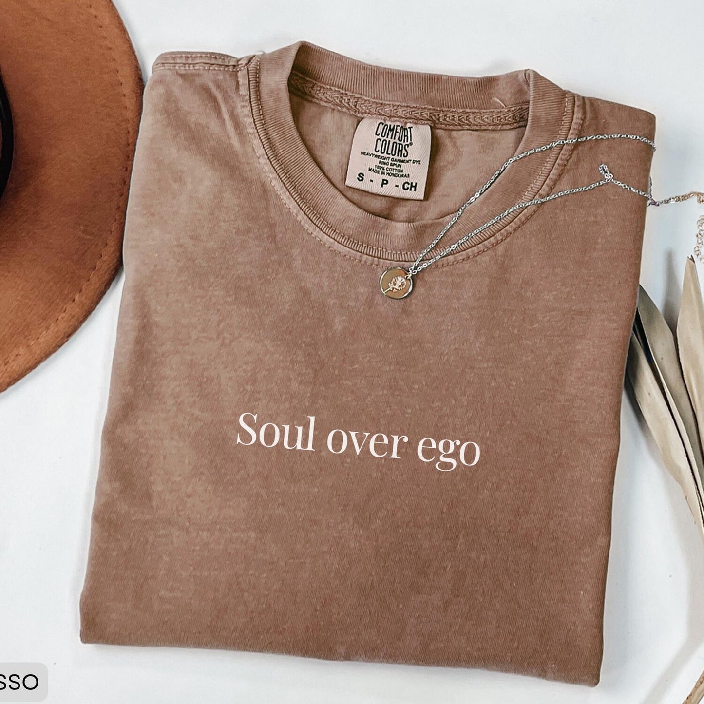 Soul Over Ego Shirt Comfort Colors | Spiritual Growth Shadow Work Healers Conscious Souls Mindfulness T-Shirt Gift Tee