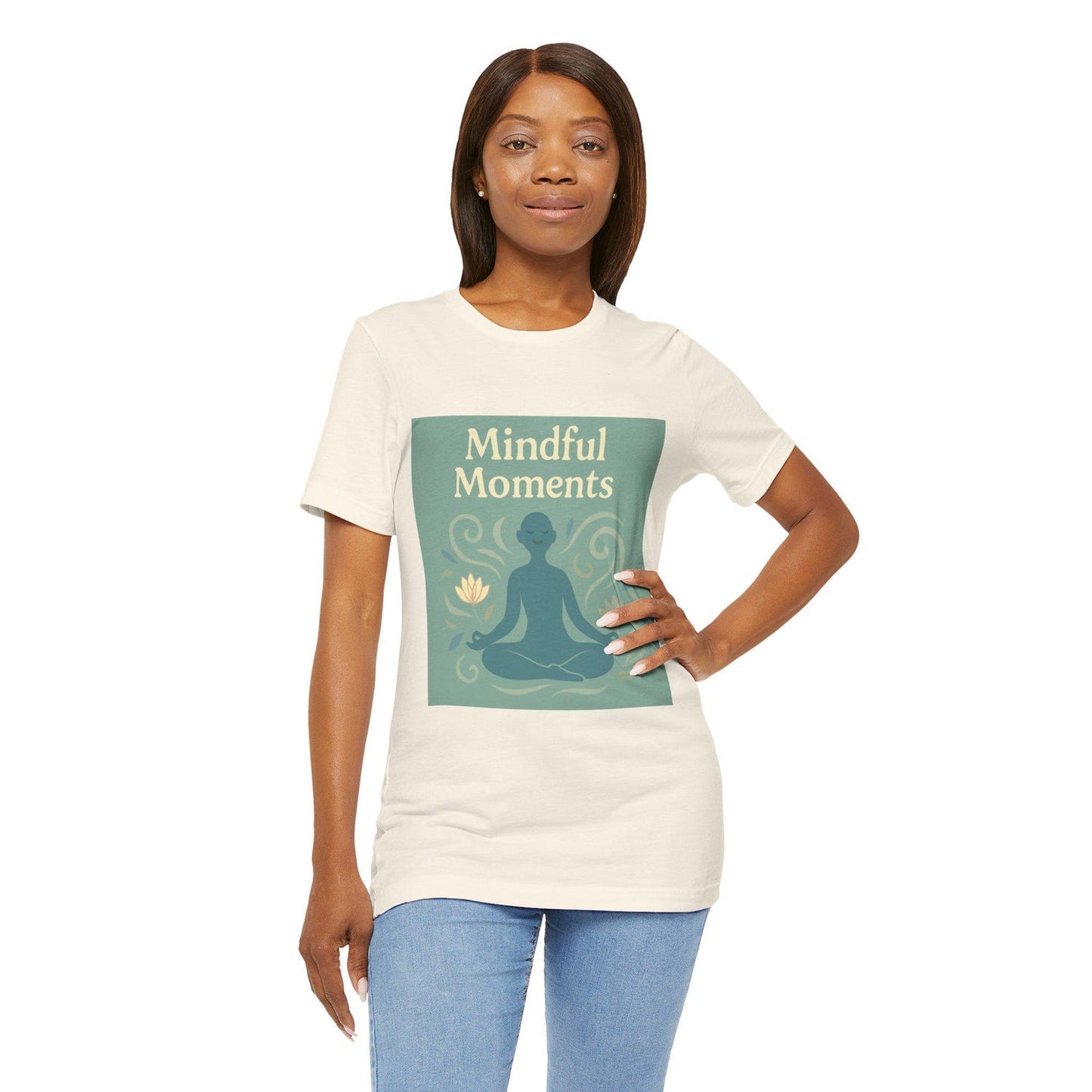 Mindful Moments Yoga Unisex Tee: Free Spirit Meditation Apparel Gift