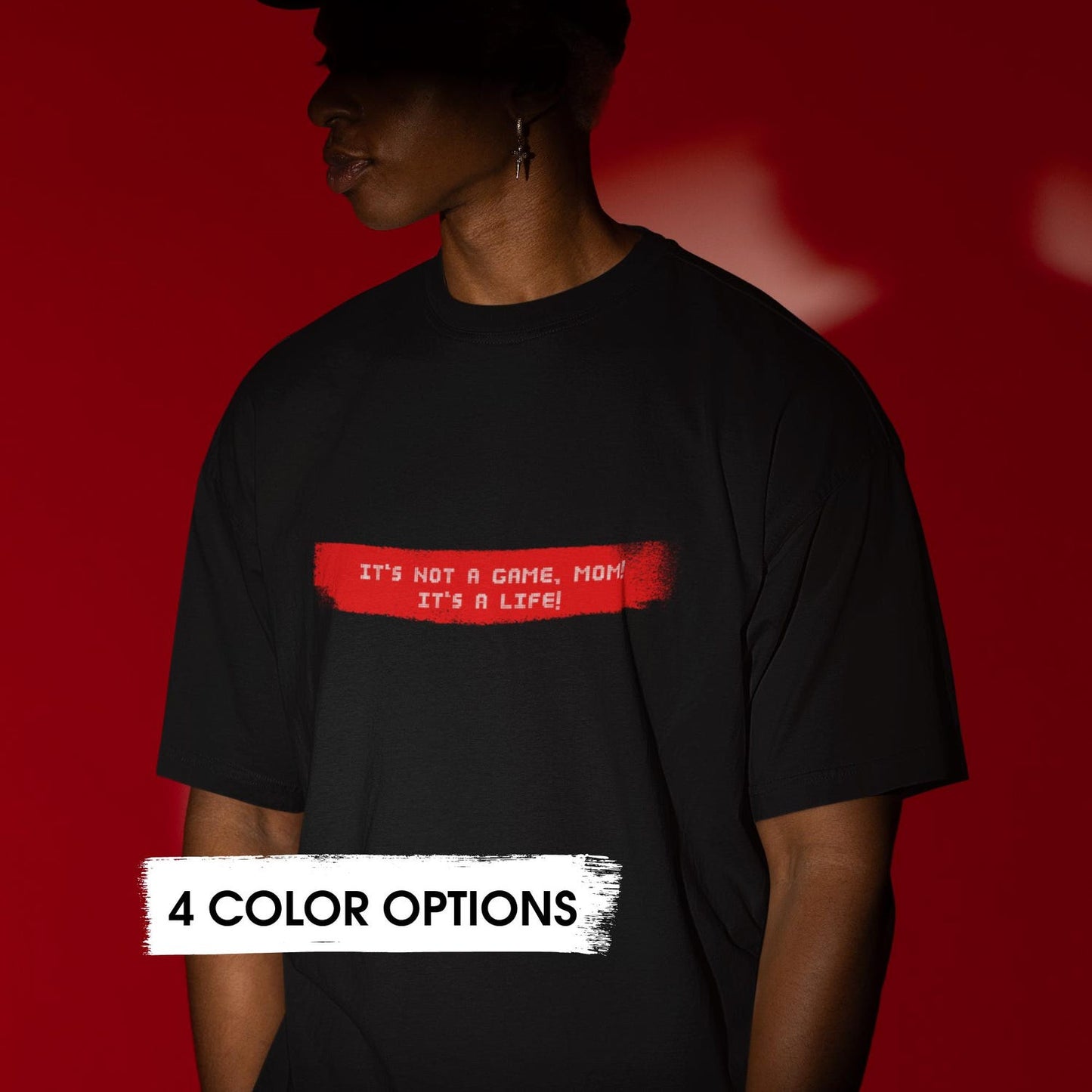 Funny Gamer T-Shirt - Its Not a Game Mom Its a Life - Gift for Gamer - Video Game Shirt - Gift for Him