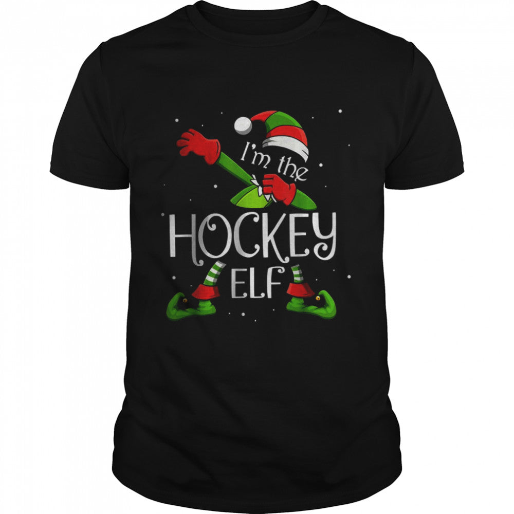 I’m The Golfing Elf Dabbing Santa Claus Xmas For Family Shirt
