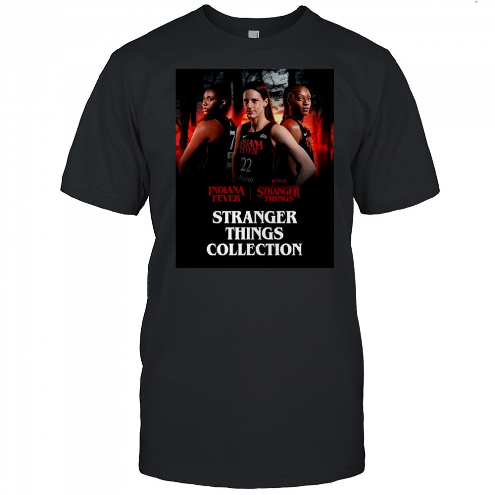 Indiana Fever X Stranger Things Collection posters shirt