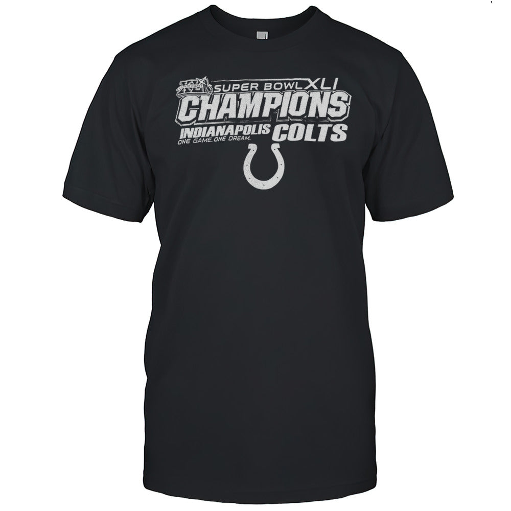 Indianapolis Colts Super Bowl XLI Champions One Game One Dream Shirt