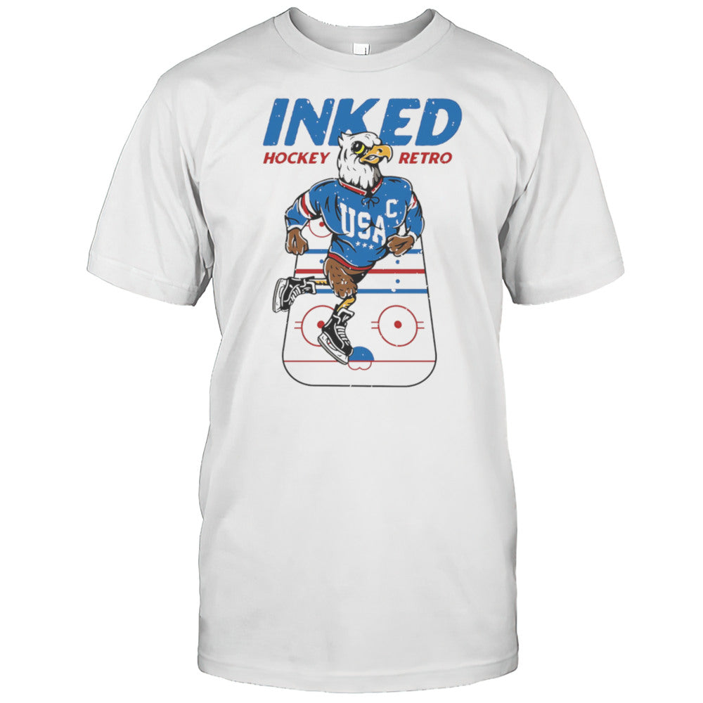 Inked Hockey Retro Mascot Shirt