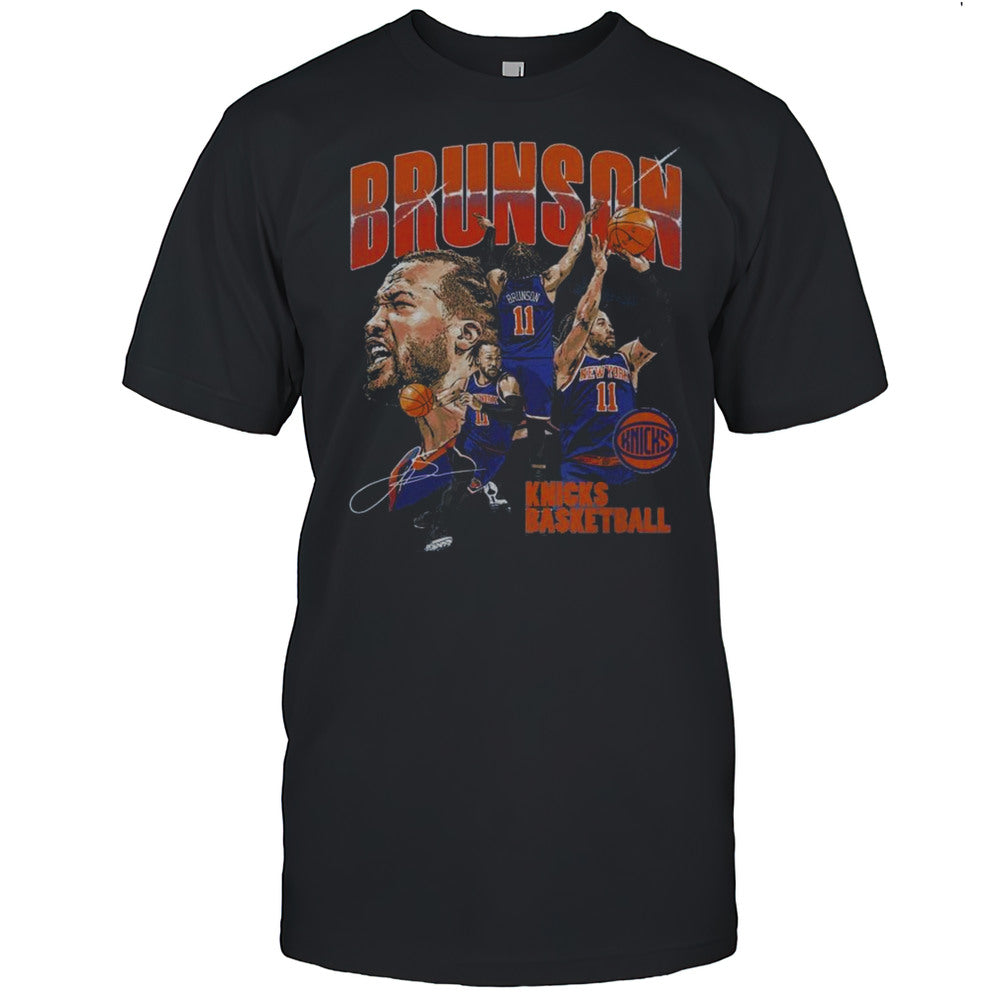 Jalen Brunson New York Knicks Collage Signature 2025 Shirt