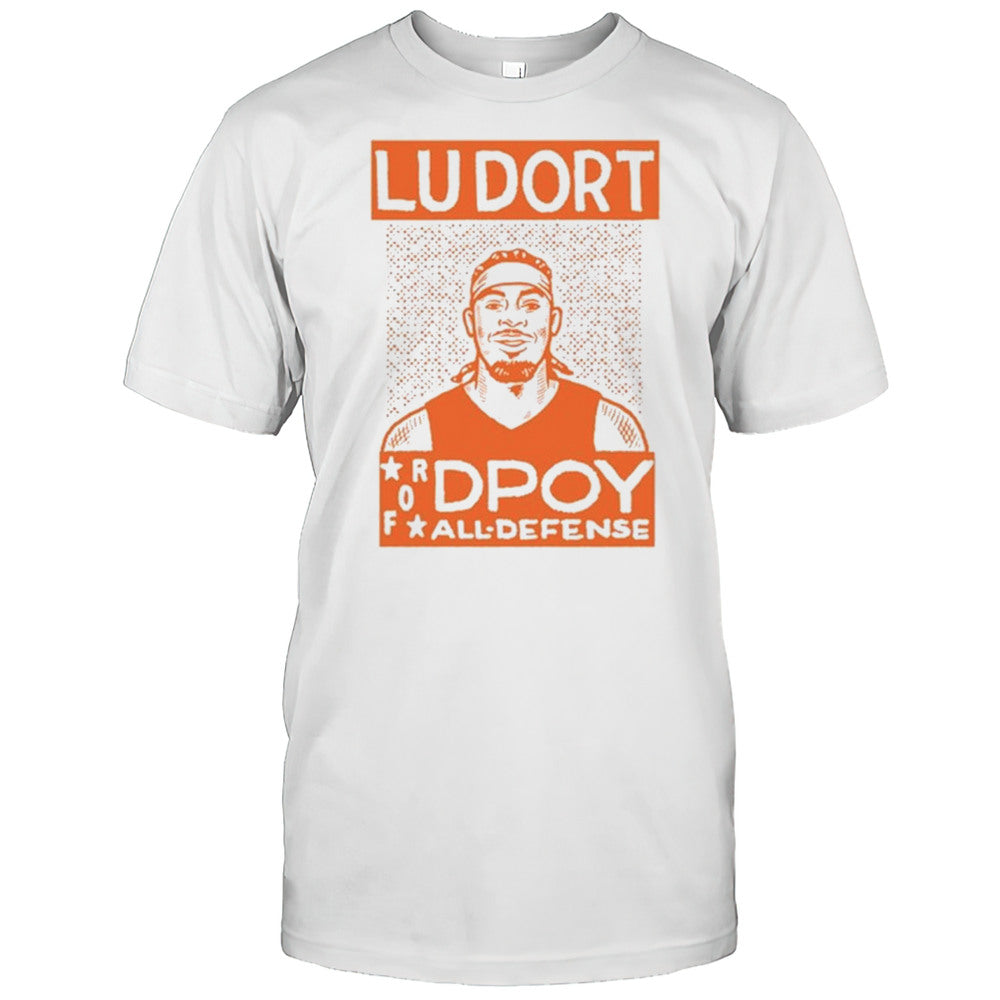 Jalen Williams Wearing Lu Dort For Dpoy All Defense 2025 T shirt