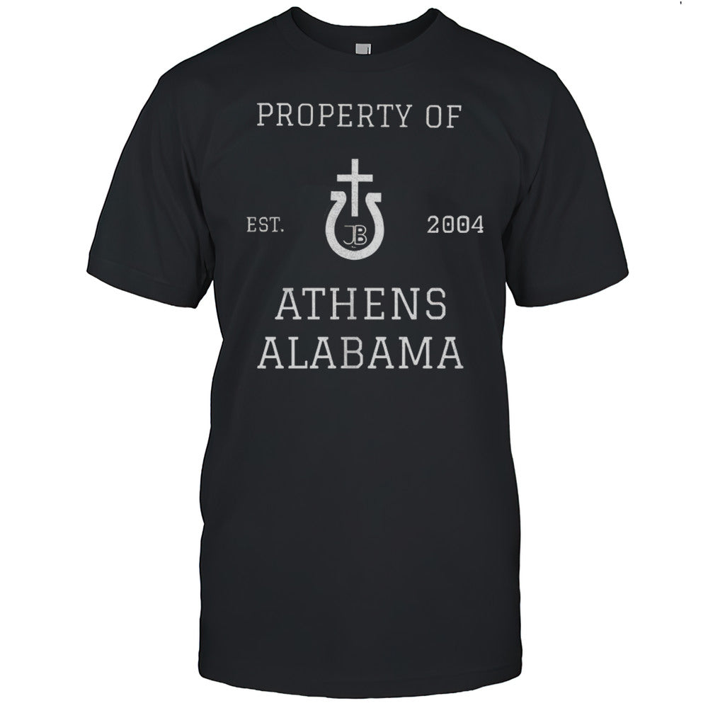 Jaxon Blade Property Of Athens Alabama Est 2004 Shirt