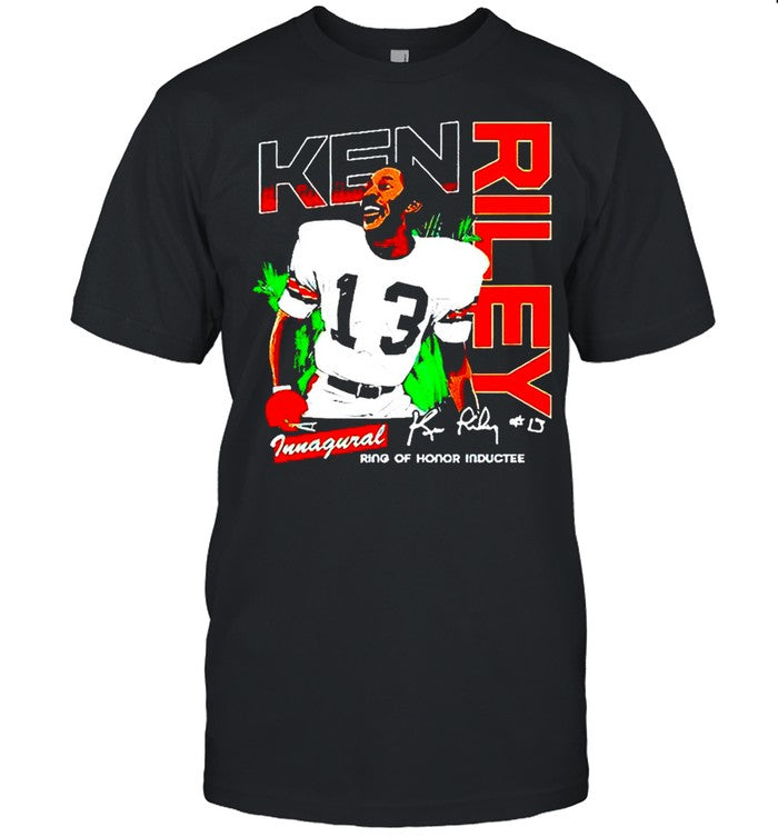 Ken Riley ring of honor inductee T shirt