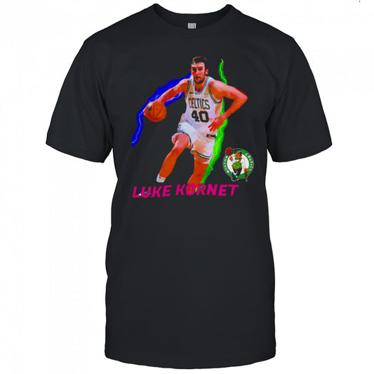 Luke Kornet Boston Celtics Basketball NBA Playoffs 2025 lightning shirt