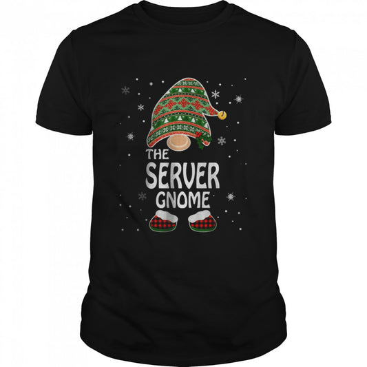 Matching Family Costumes The Server Gnome Christmas T Shirt