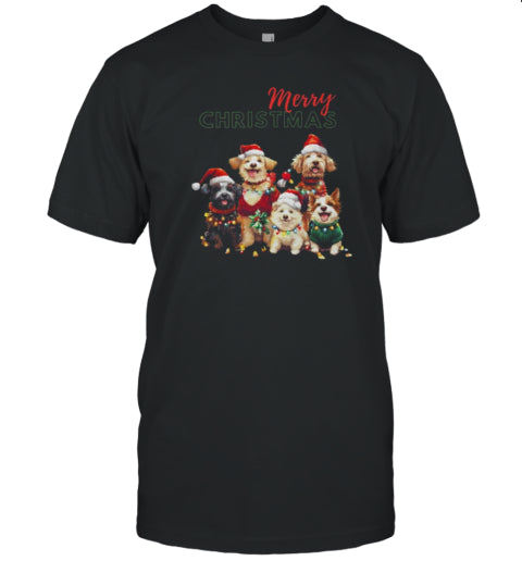 Merry Christmas From Dogs T Shirt