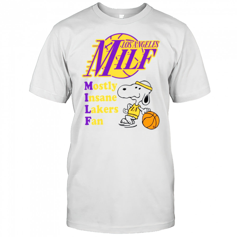 Mostly Insane Lakers Fan T shirt