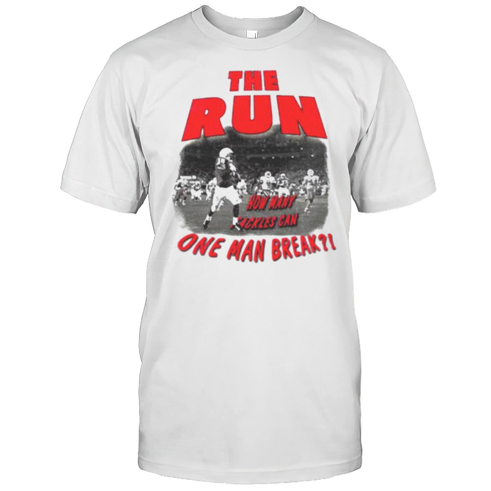 Nebraska Football The Run One Man Break Shirt