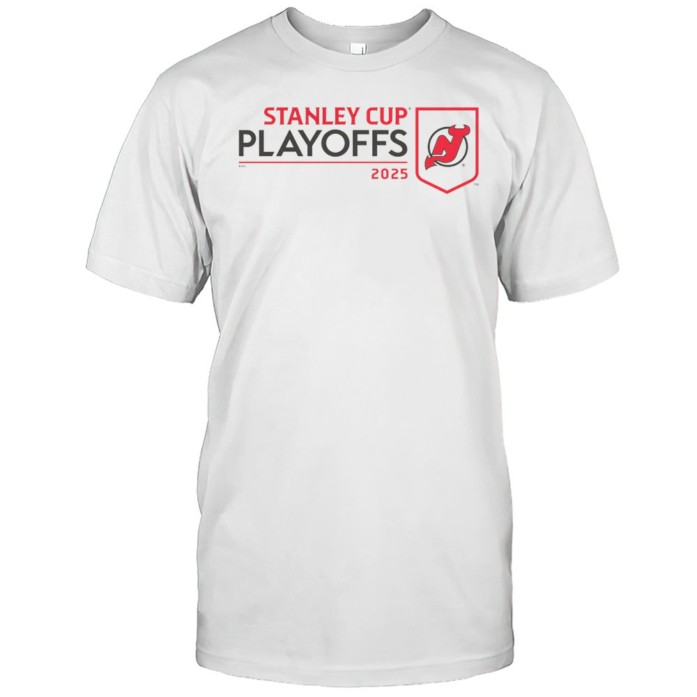 New Jersey Devils 2025 Stanley Cup Playoffs Logo Shirt