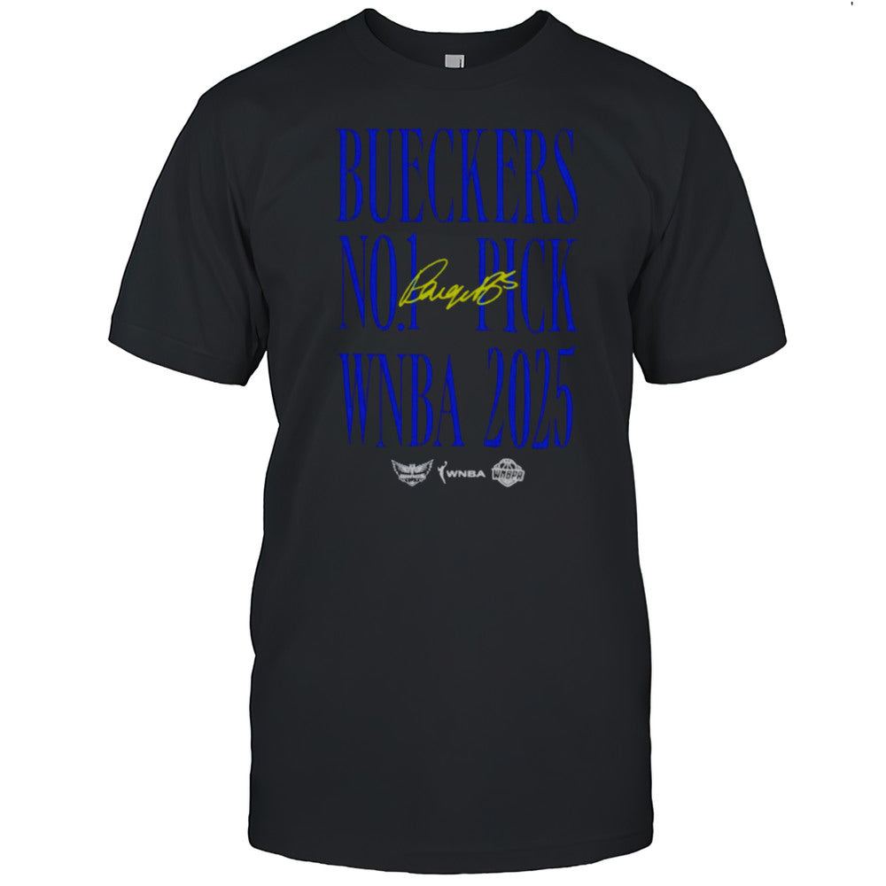 Paige Bueckers No 1 Pick WNBA 2025 Dallas Wings Shirt