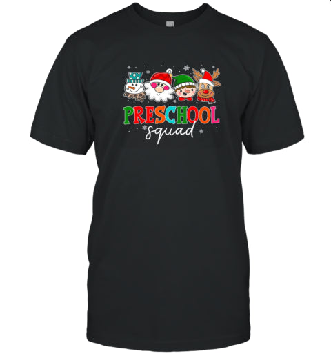 Personalized Christmas Crew Teacher T Shirt