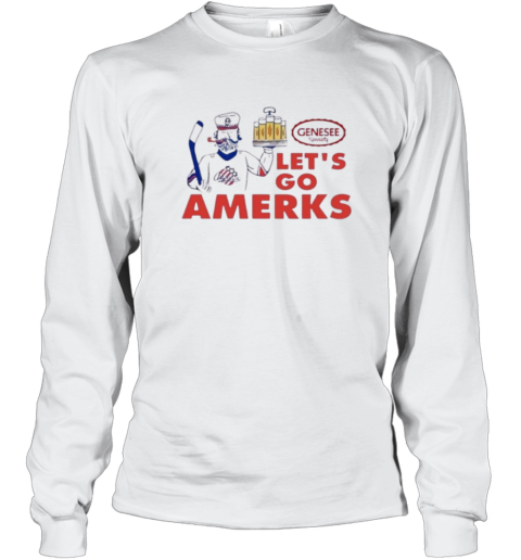 Genesee Beer Lets Go Amerks Long Sleeve T Shirt
