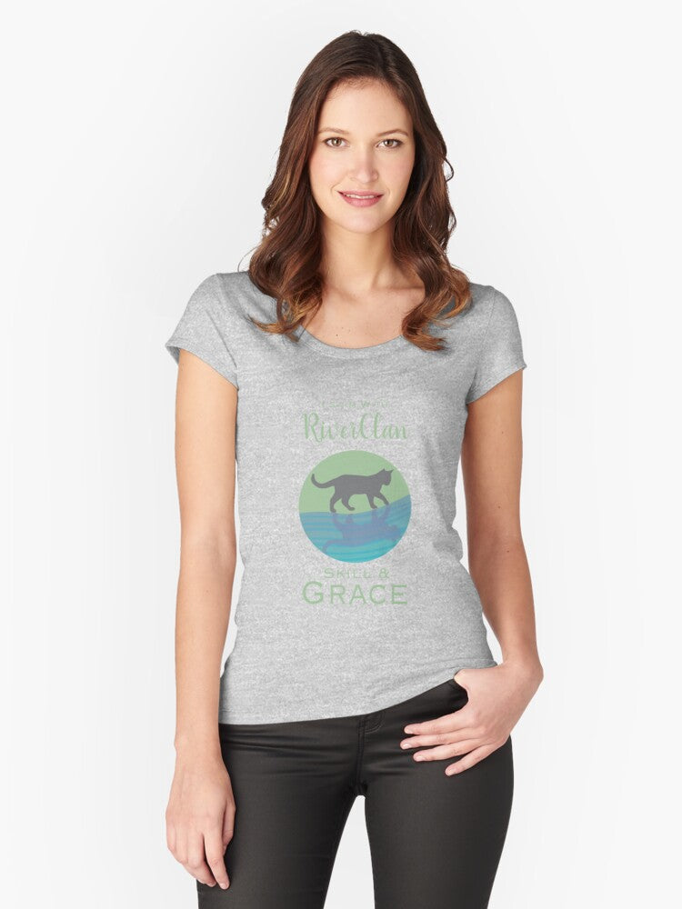 Riverclan Pride Fitted Scoop T-shirt | Trendy Graphic Tee | Casual Unisex T-shirt