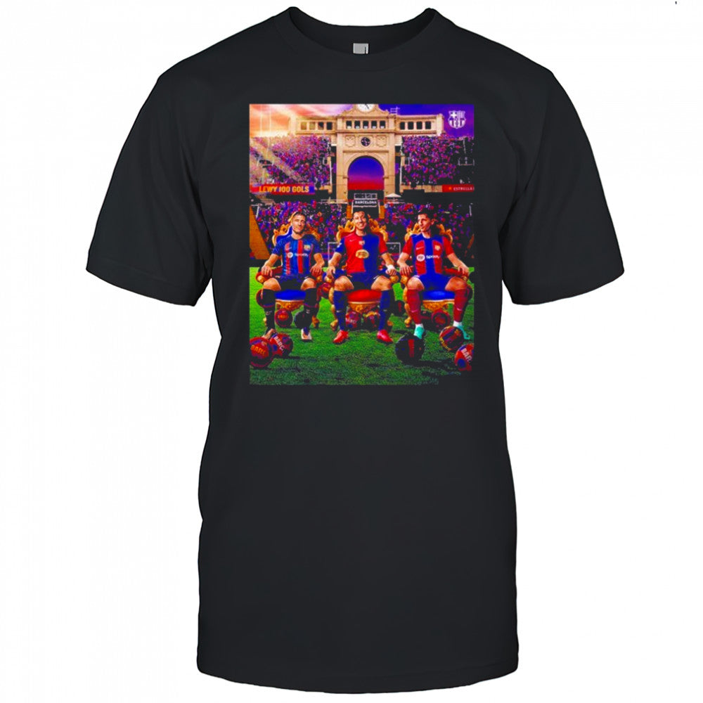 Robert Lewandowski From Barcelona A Century Of Barcelona Goals shirt