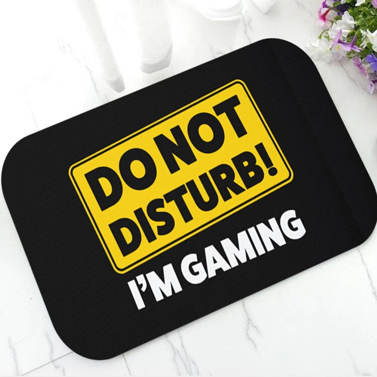 Nerd Funny Do Not Disturb Doormat For Gamer Cool Video Games Game Door Mat