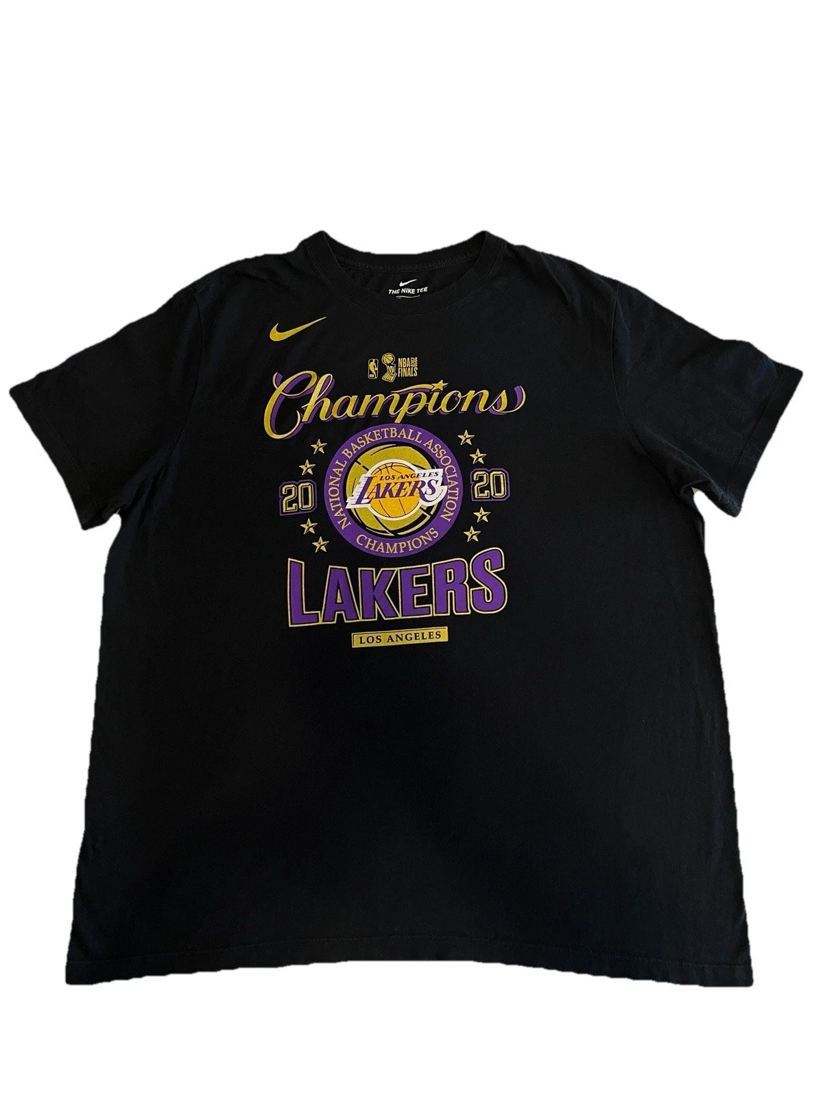 Nike Men's Los Angeles Lakers- 2020 Nba Finals Champions Locker Room T-shirt | Trendy Graphic Tee | Casual Unisex T-shirt