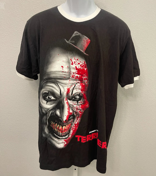 Universal Halloween Horror Nights 2025 Hhn Terrifier Art Ringer T shirt Large L