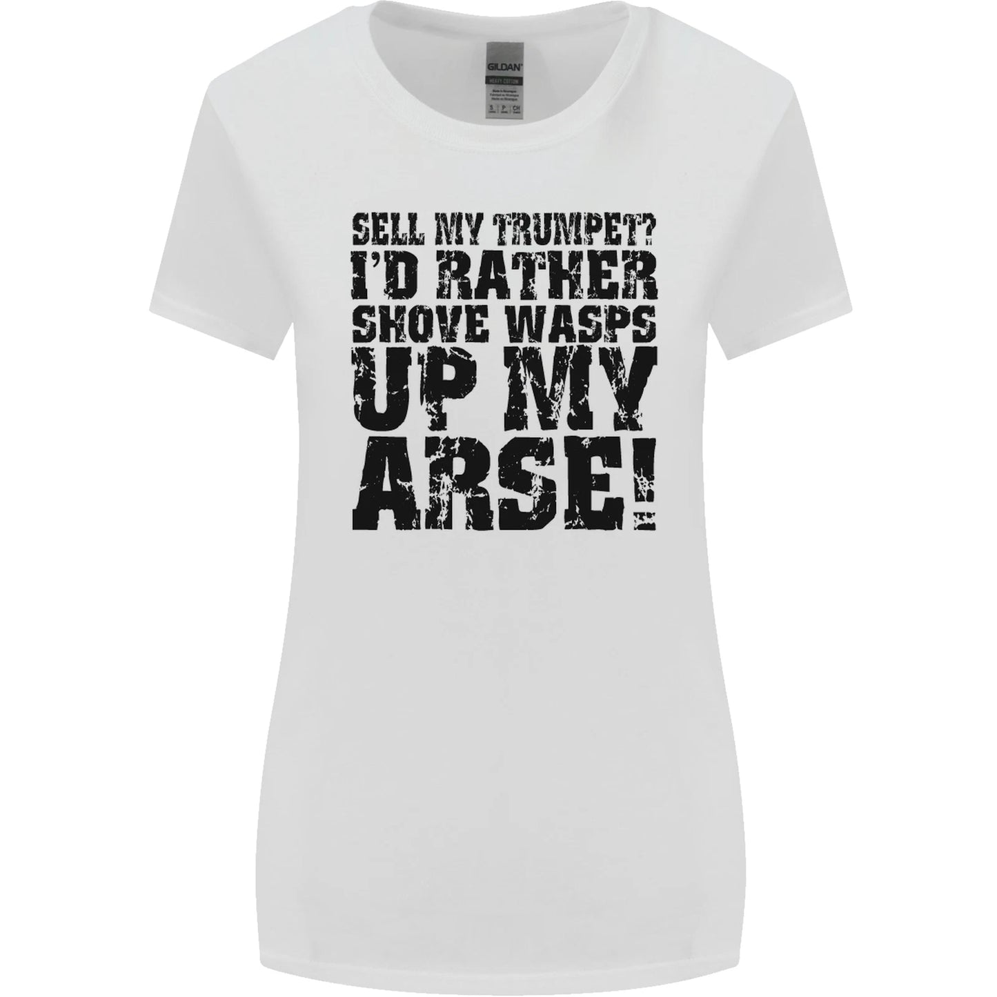 Sell My Trumpet Funny Music Brass Womens Wider Cut Tshirt T-Shirt | Top Trending Design | Great Gift For Fans