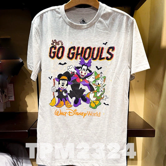 2025 Walt Disney World Halloween Let’s Go Ghouls Adult T shirt Size 2xl New