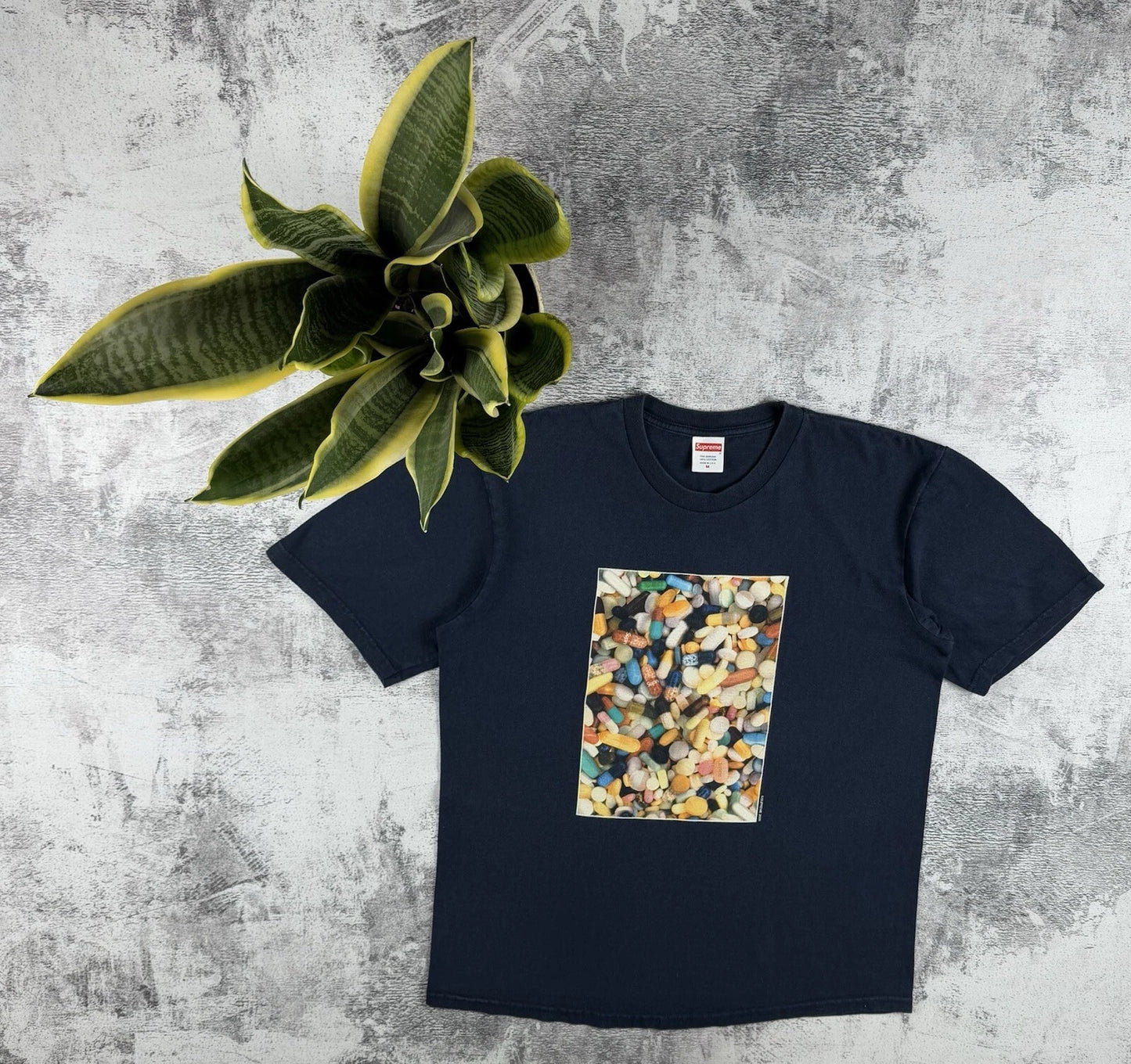 Supreme Pills Fw20 Art Streetwear Skate 2020 Rap Baggy Relaxed T Shirt Tee