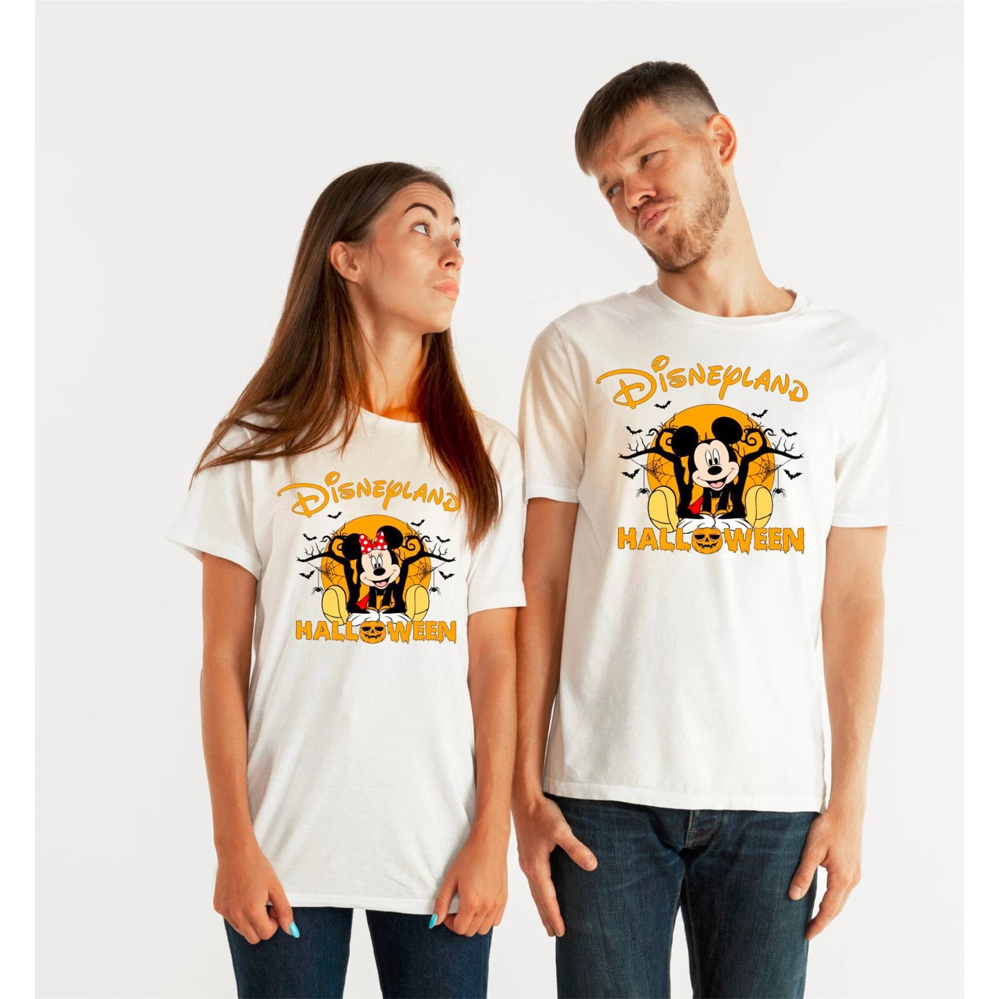 Disneyland Halloween T shirt Funny Horror Custome Family Festive Trip Scary Tee