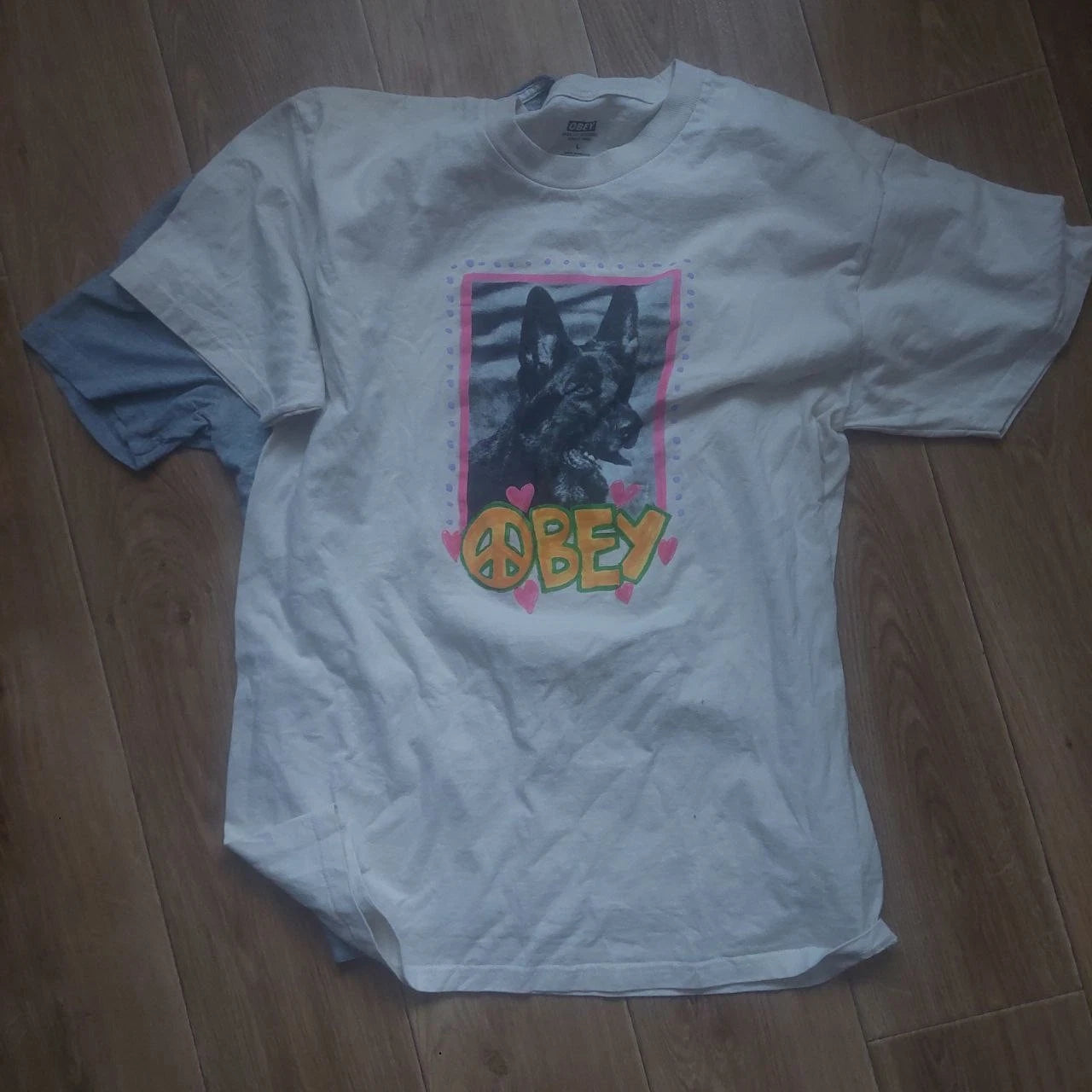 Obey Peace Dog T-shirt Sizw L