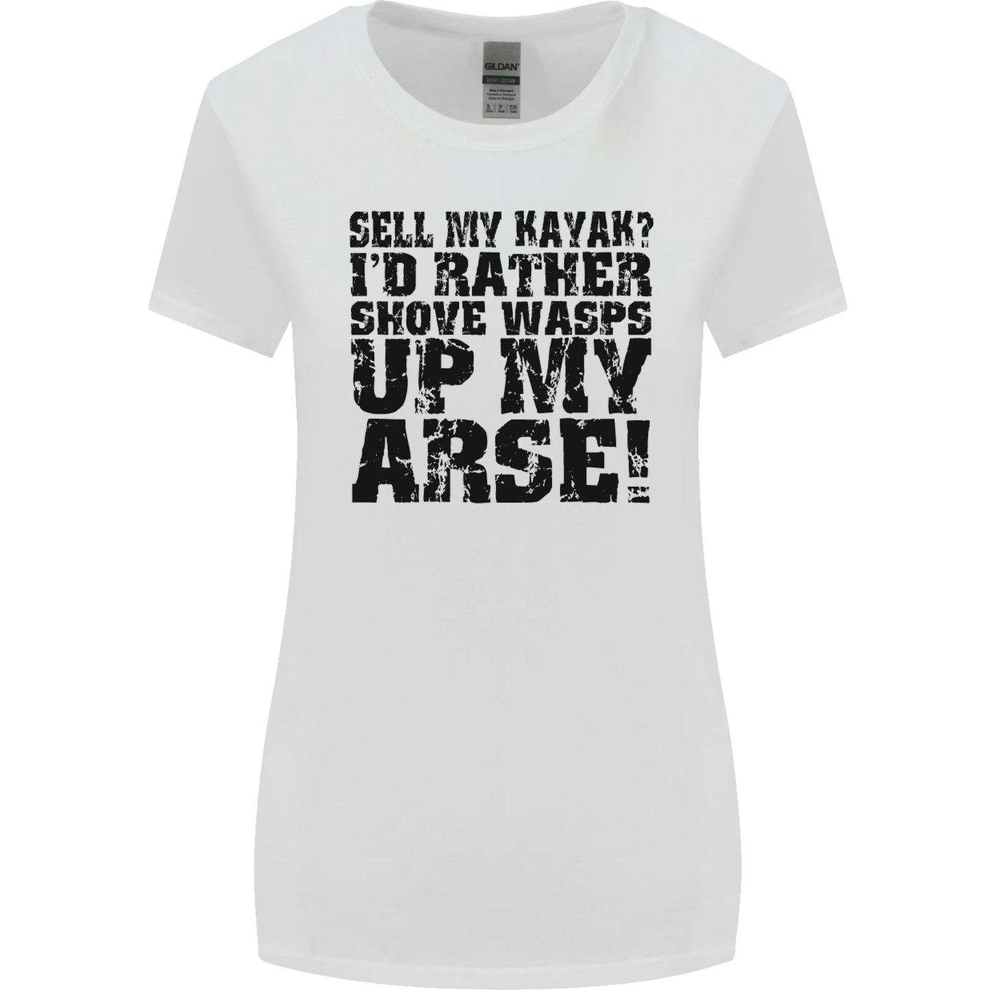 Sell My Kayak Funny Kayaking Womens Wider Cut Tshirt T-Shirt | Premium Graphic | Popular Graphic Edition