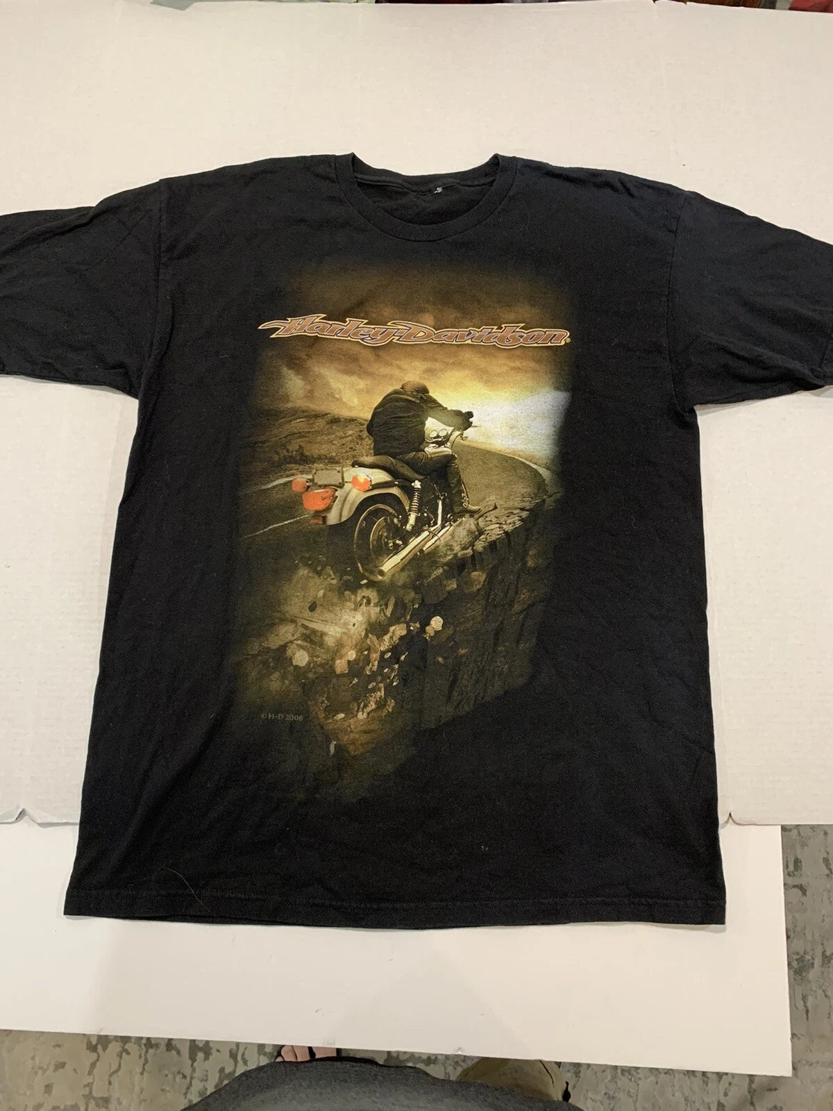 Harley-davidson Men's Short Sleeve Tee Black Tee Size Xl Or 2xl