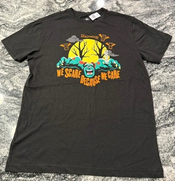 Disney Parks 2025 Halloween Hollywood Studios Monsters Inc. Adult T shirt