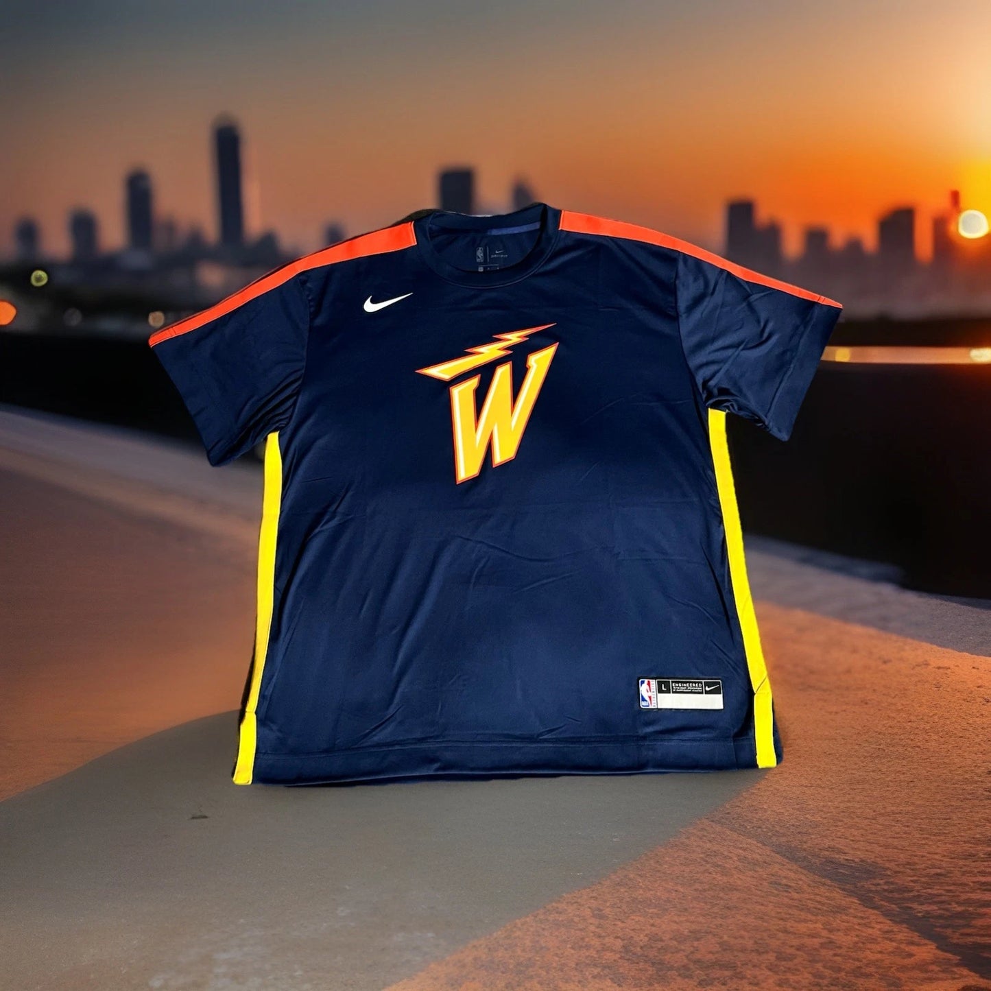 Nike Golden State Warriors City Edition Large T Shirt Authentic Performance Nwt | Trendy Graphic Tee | Casual Unisex T-shirt